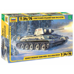 Model Kit tank 3689 - T-34/76 mod.1943 Uralmash (1:35)
