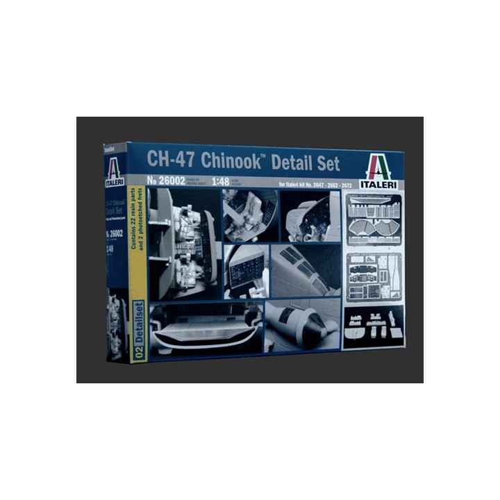 Model Kit doplňky 26002 - CH-47 CHINOOK SUPER DETAIL SET 1/48 (1:48)