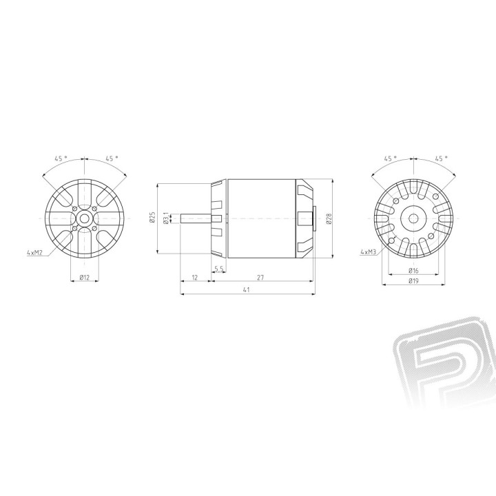 FOXY G3 Brushless Motor C2208-1000
