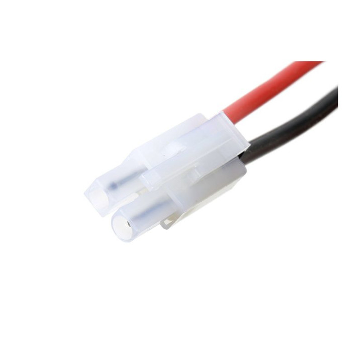 Konektor zlacený Tamiya samec s kabelem 14AWG 12cm