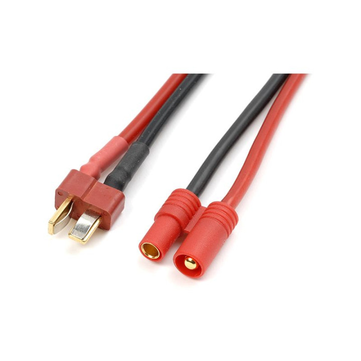 Konverzní kabel Deans samec - 3.5mm zlacený 14AWG