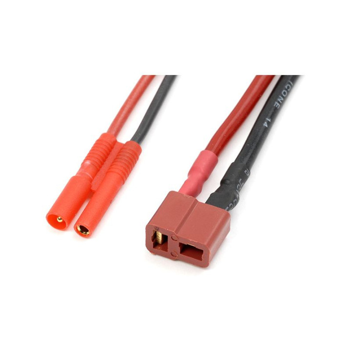 Konverzní kabel Deans samec - 2.0mm zlacený 20AWG