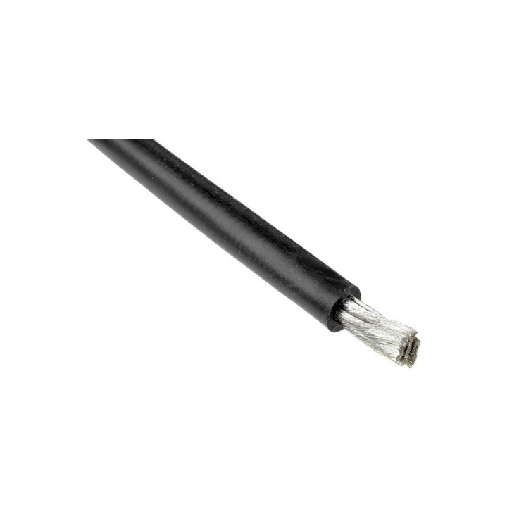 Kabel se silikonovou izolací Powerflex 14AWG černý (1m)