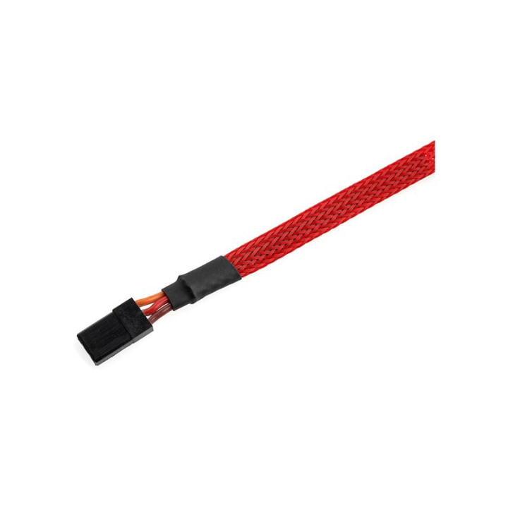 Ochranný kabelový oplet 6mm červený (1m)