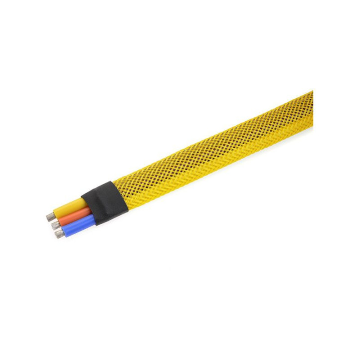 Ochranný kabelový oplet 8mm žlutý (1m)