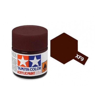 Tamiya Color XF-9 Flat Hull Red 10ml 
