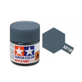 Tamiya Color XF-18 Flat Medium Blue 10ml