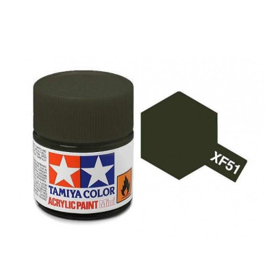 Tamiya Color XF-51 Flat Khaki Drab 10ml