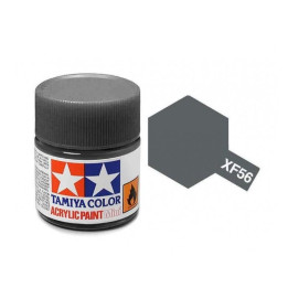 Tamiya Color XF-56 Flat Metallic Grey 10ml
