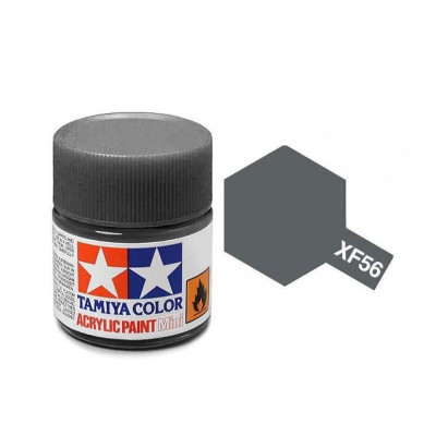 Tamiya Color XF-56 Flat Metallic Grey 10ml