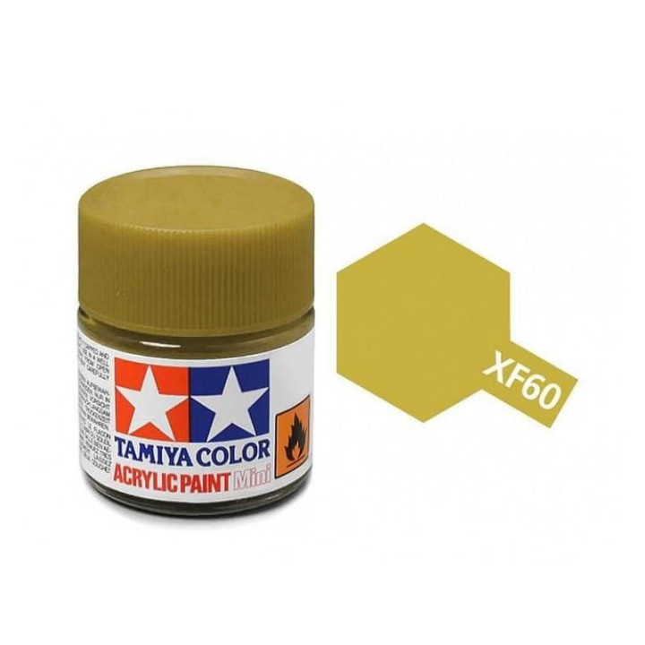 Tamiya Color XF-60 Flat Dark Yellow 10ml
