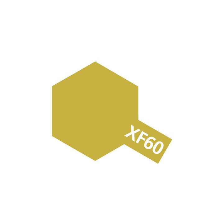 Tamiya Color XF-60 Flat Dark Yellow 10ml
