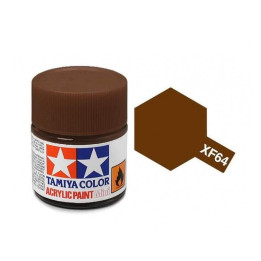 Tamiya Color XF-64 Flat Red Brown 10ml