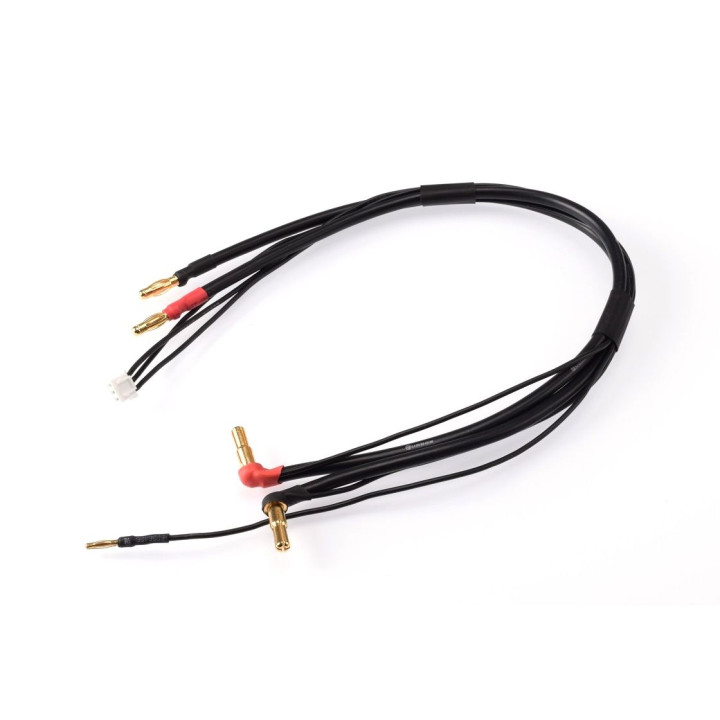 2S černý nabíjecí kabel G4/G5 - dlouhý 30cm - (4mm, 3-pin XH)