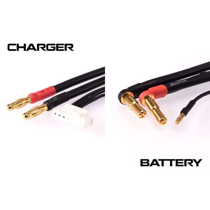 2S černý nabíjecí kabel G4/G5 - dlouhý 60cm - (4mm, 7-pin PQ)