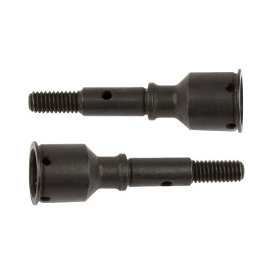 RC10B74 zadní CVA osy kol, 62 mm