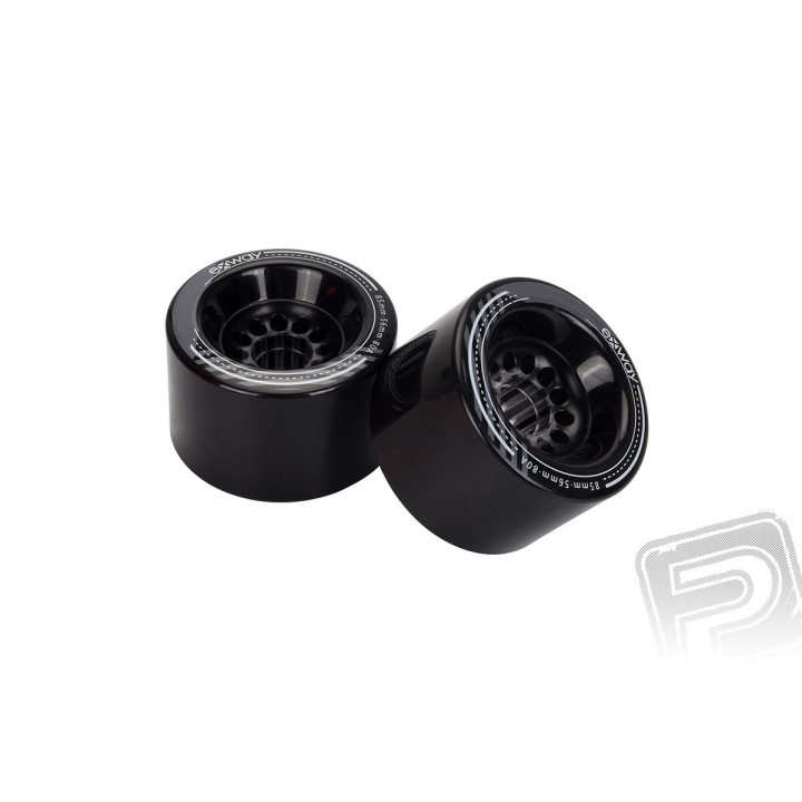 Exway X1 (2gen) kolečka přední 85mm ČERNÉ - pár