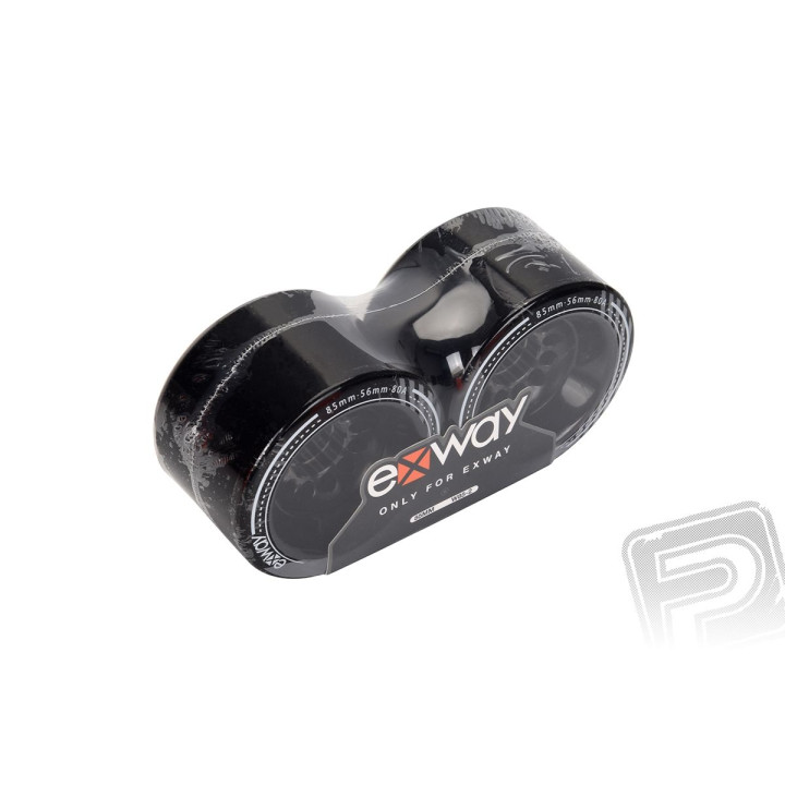 Exway X1 (2gen) kolečka přední 85mm ČERNÉ - pár
