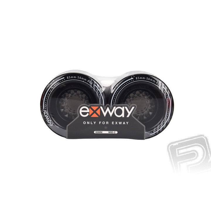 Exway X1 (2gen) kolečka přední 85mm ČERNÉ - pár