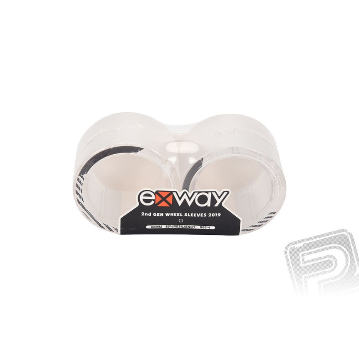 Exway X1 kolečka zadní (2gen) (bez motoru) 85mm ČIRÁ - pár