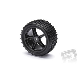 Gumy nalepené – Buggy 1:10, zadní, 2ks (Černé)