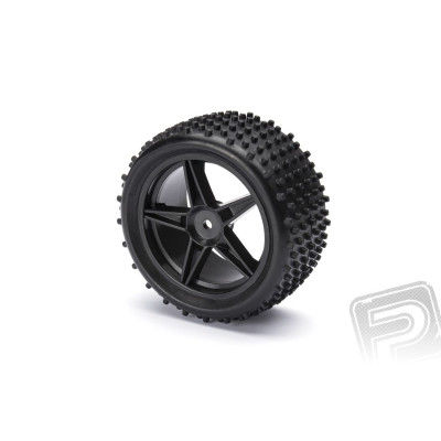Gumy nalepené – Buggy 1:10, zadní, 2ks (Černé)