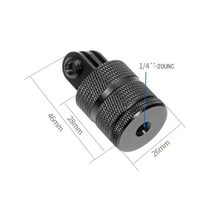 Otočný 360° hliníkový adapter for DJI Osmo series a GoPro (Type 1)