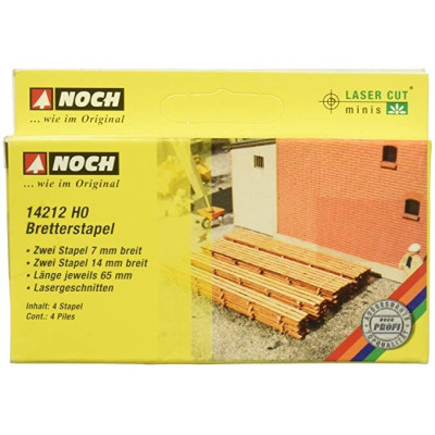 Narezané dosky 4 rady, dĺžka 6,5 cm  NO14212