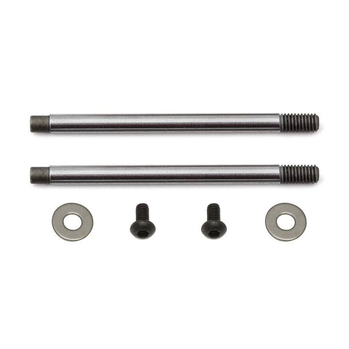 Chromové pístnice tlumičů 3x23 mm, 2 ks.