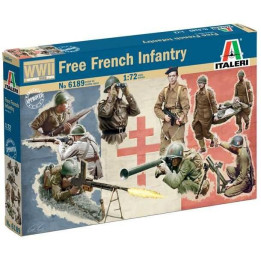Model Kit figurky 6189 - WWII - Free French Infantry (1:72)
