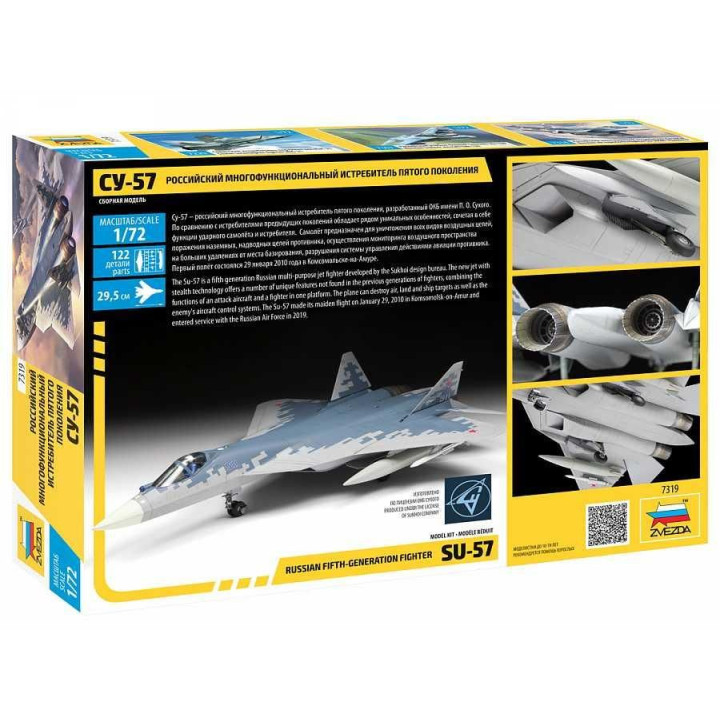 Model Kit letadlo 7319 - Sukhoi SU-57 (1:72)