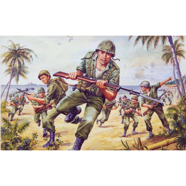Classic Kit VINTAGE figurky A00716V - US Marines (1:76)