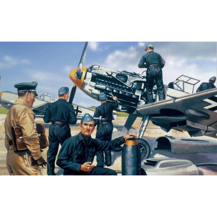 Classic Kit VINTAGE figurky A00755V - Luftwaffe Personnel (1:76)