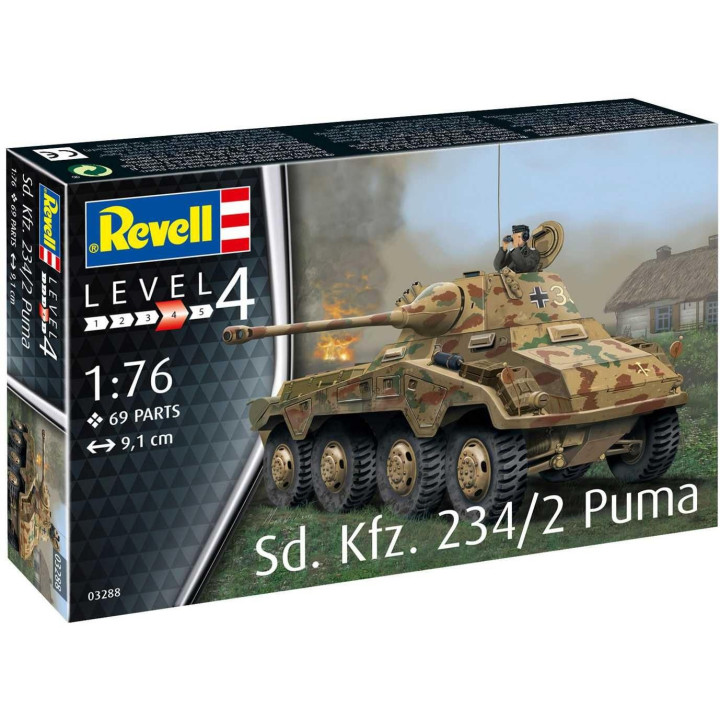 Plastic ModelKit military 03288 - Sd.Kfz. 234/2 Puma (1:76)