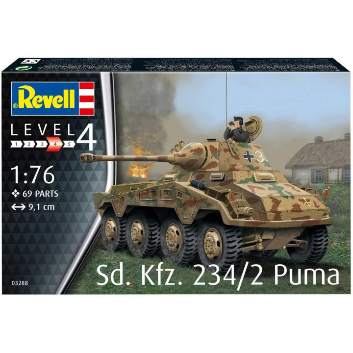 Plastic ModelKit military 03288 - Sd.Kfz. 234/2 Puma (1:76)