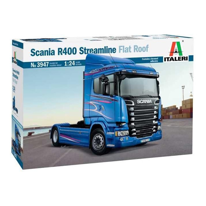 Model Kit truck 3947 - SCANIA R400 STREAMLINE Flat Roof (1:24)