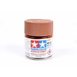 81306 XF-6 Flat Copper Tamiya Color Acrylic Paint 23ml