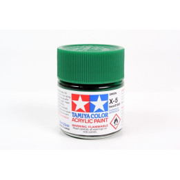 81005 X-5 Green gloss Tamiya Color Acrylic Paint 23ml