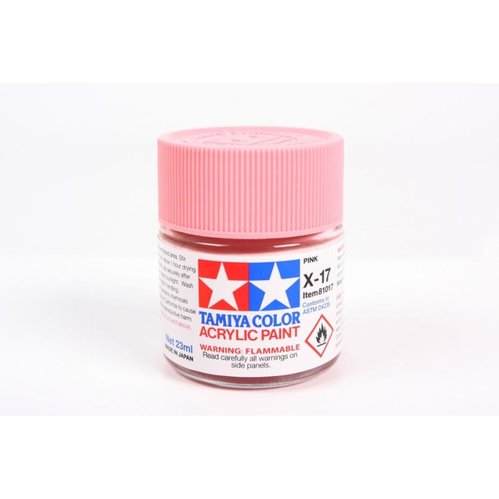 81017 X-17 Pink gloss Tamiya Color Acrylic Paint 23ml