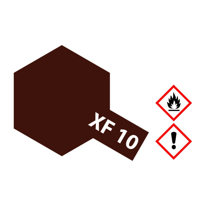 81310 XF-10 Flat Brown Tamiya Color Acrylic Paint 23ml