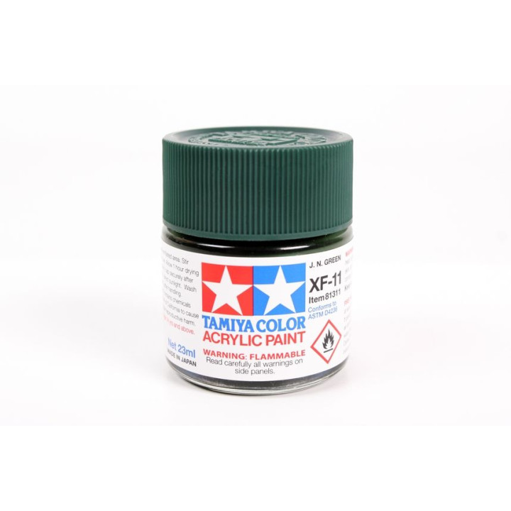 81311 XF-11 Flat Japanese Navy Green Tamiya Color Acrylic Paint 23ml
