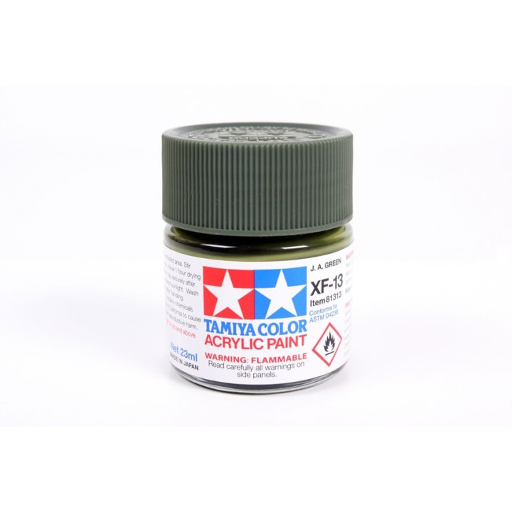 81313 XF-13 Flat Japanese Army Green Tamiya Color Acrylic Paint 23ml
