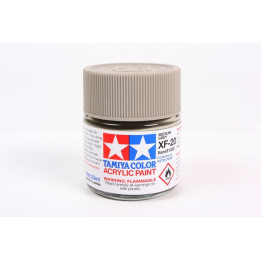 81320 XF-20 Flat Medium Grey Tamiya Color Acrylic Paint 23ml