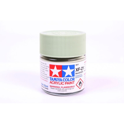 81321 XF-21 Flat Sky Tamiya Color Acrylic Paint 23ml