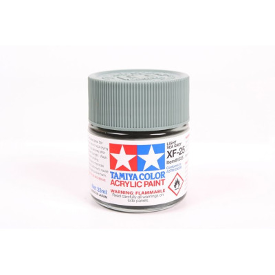 81325 XF-25 Flat Light Sea Grey Tamiya Color Acrylic Paint 23ml