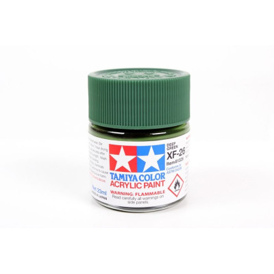 81326 XF-26 Flat Deep Green Tamiya Color Acrylic Paint 23ml