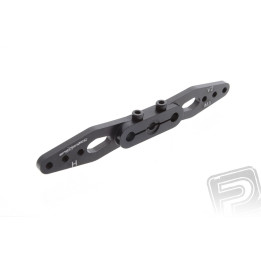 Servo páka 89mm oboustranná 24zubů (černá), pro serva H