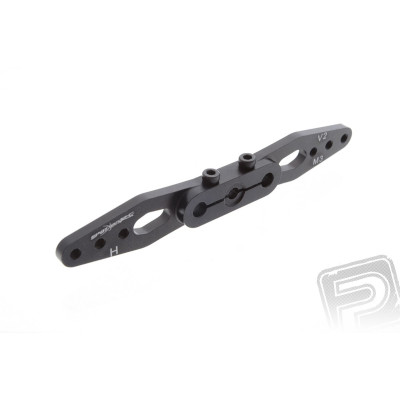Servo páka 89mm oboustranná 24zubů (černá), pro serva H