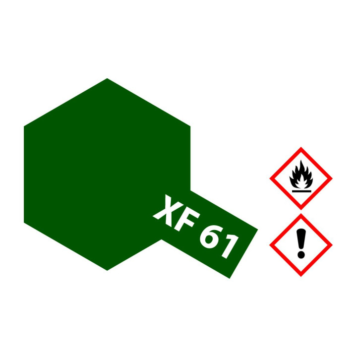 81361 XF-61 Flat Dark Green Tamiya Color Acrylic Paint 23ml