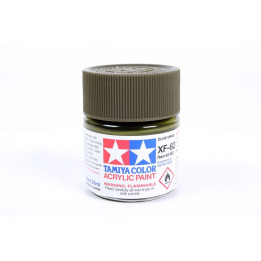 81362 XF-62 Flat Olive Drab Tamiya Color Acrylic Paint 23ml